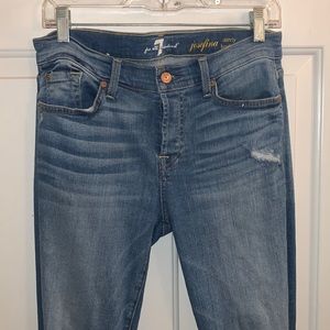 7 for All Mankind “josefina” skinny boyfriend jeans sz 28